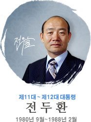 전두환 제11·12대 대통령의 공식 초상 사진 (출처: 대통령기록관)