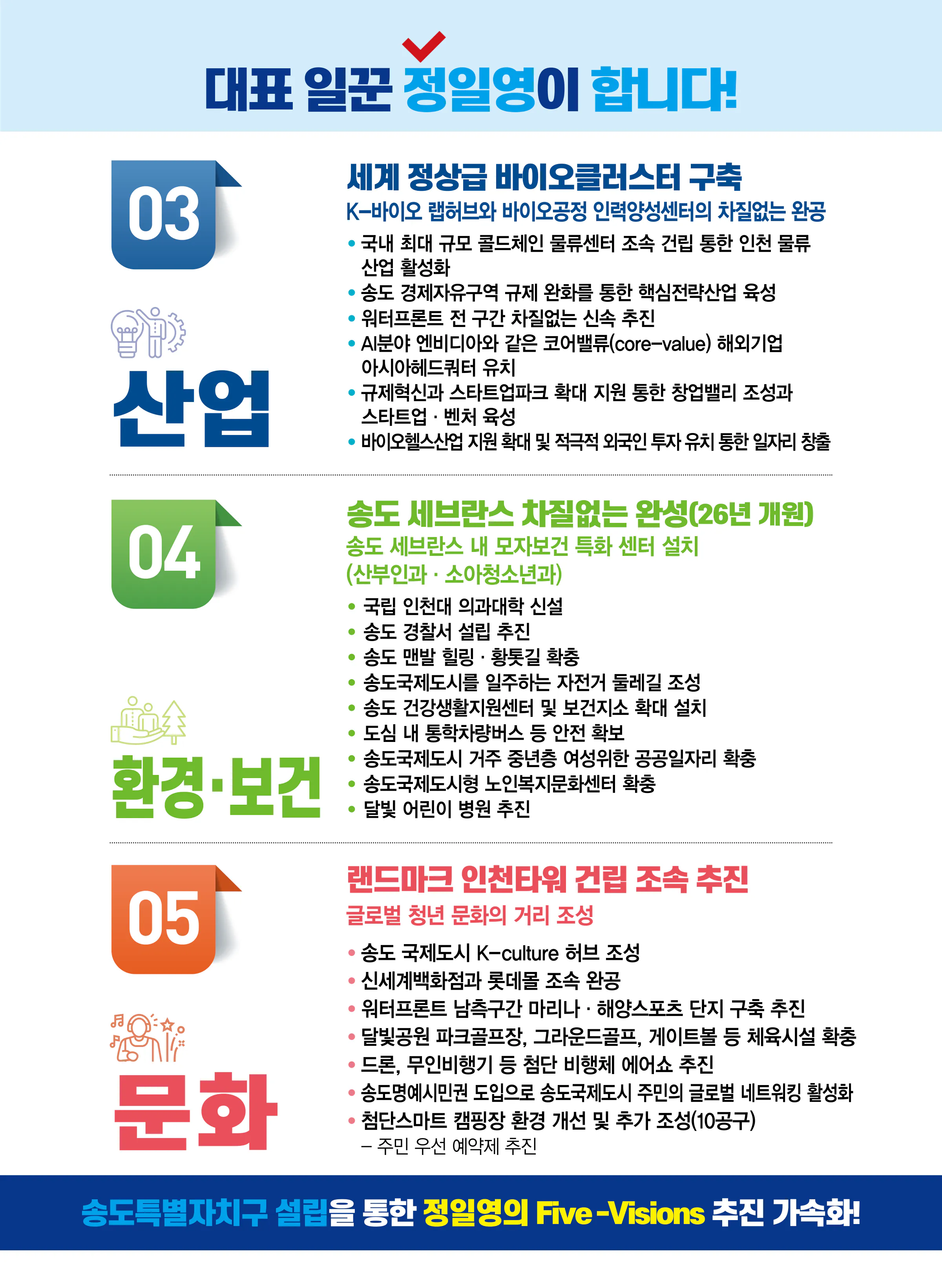 정일영 후보 (인천 연수구을) 2024년 제22대 국회의원선거 선거공보 6면