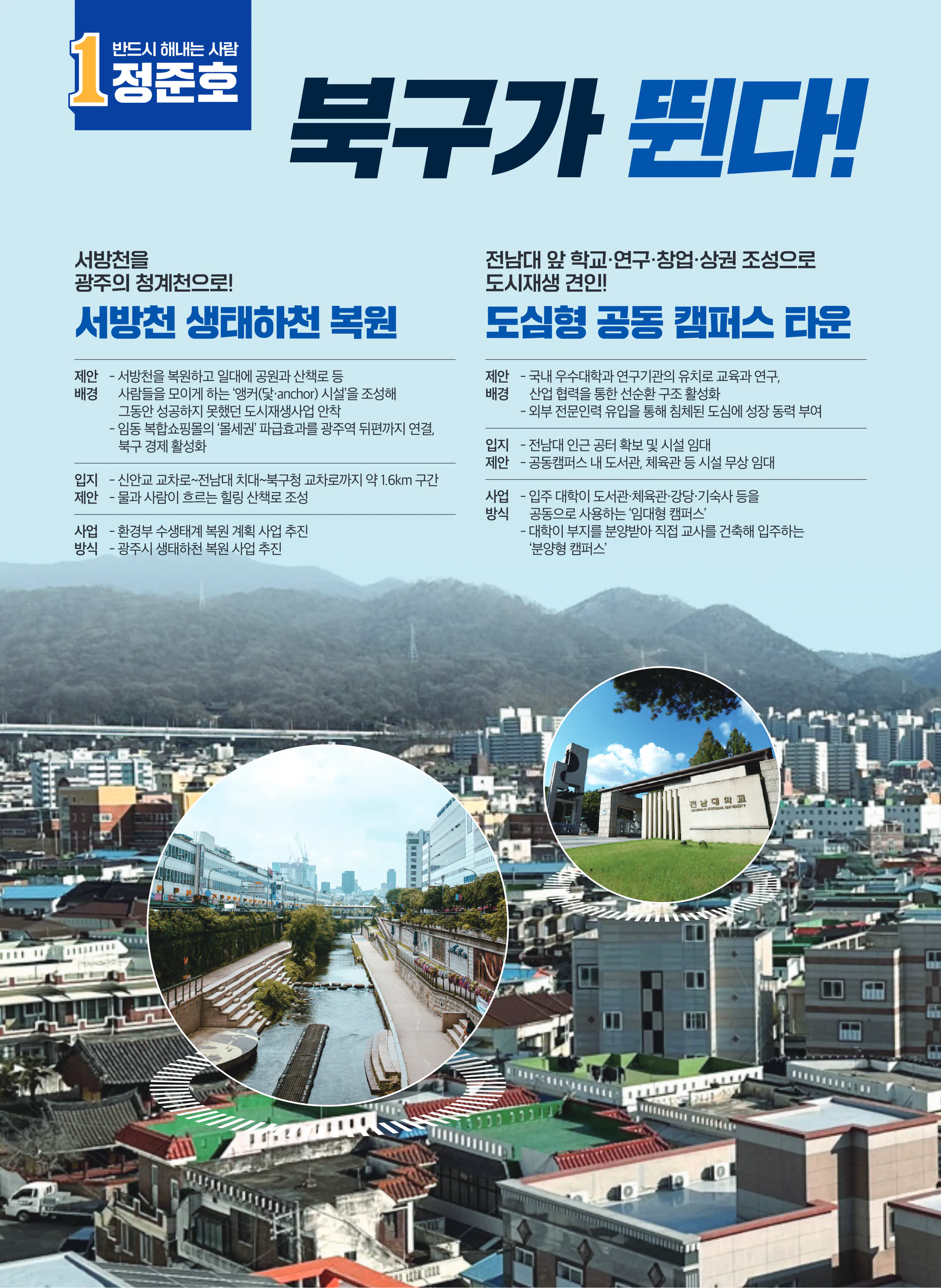정준호 후보 (광주 북구갑) 2024년 제22대 국회의원선거 선거공보 7면