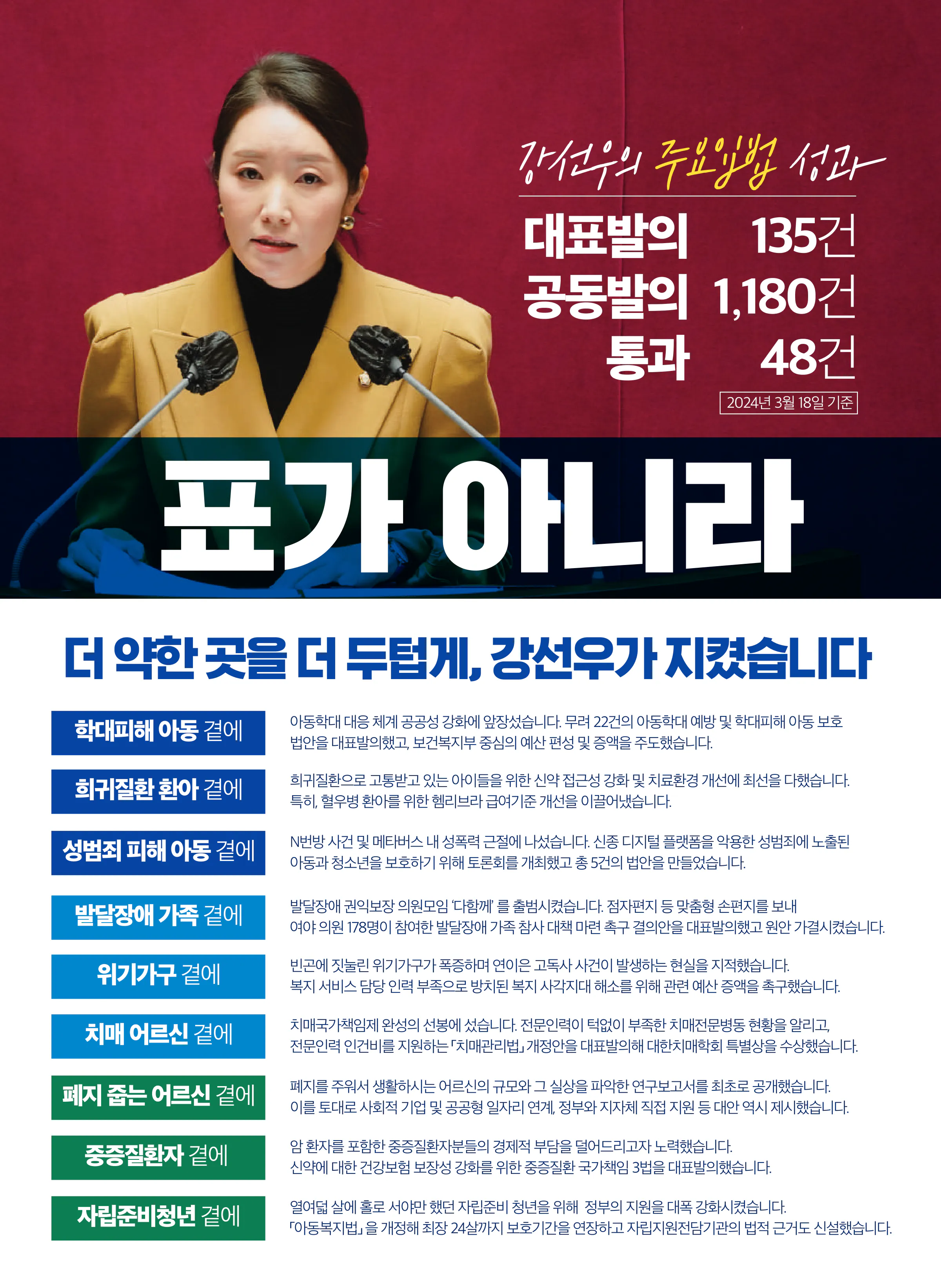 강선우 후보 (서울 강서구갑) 2024년 제22대 국회의원선거 선거공보 5면