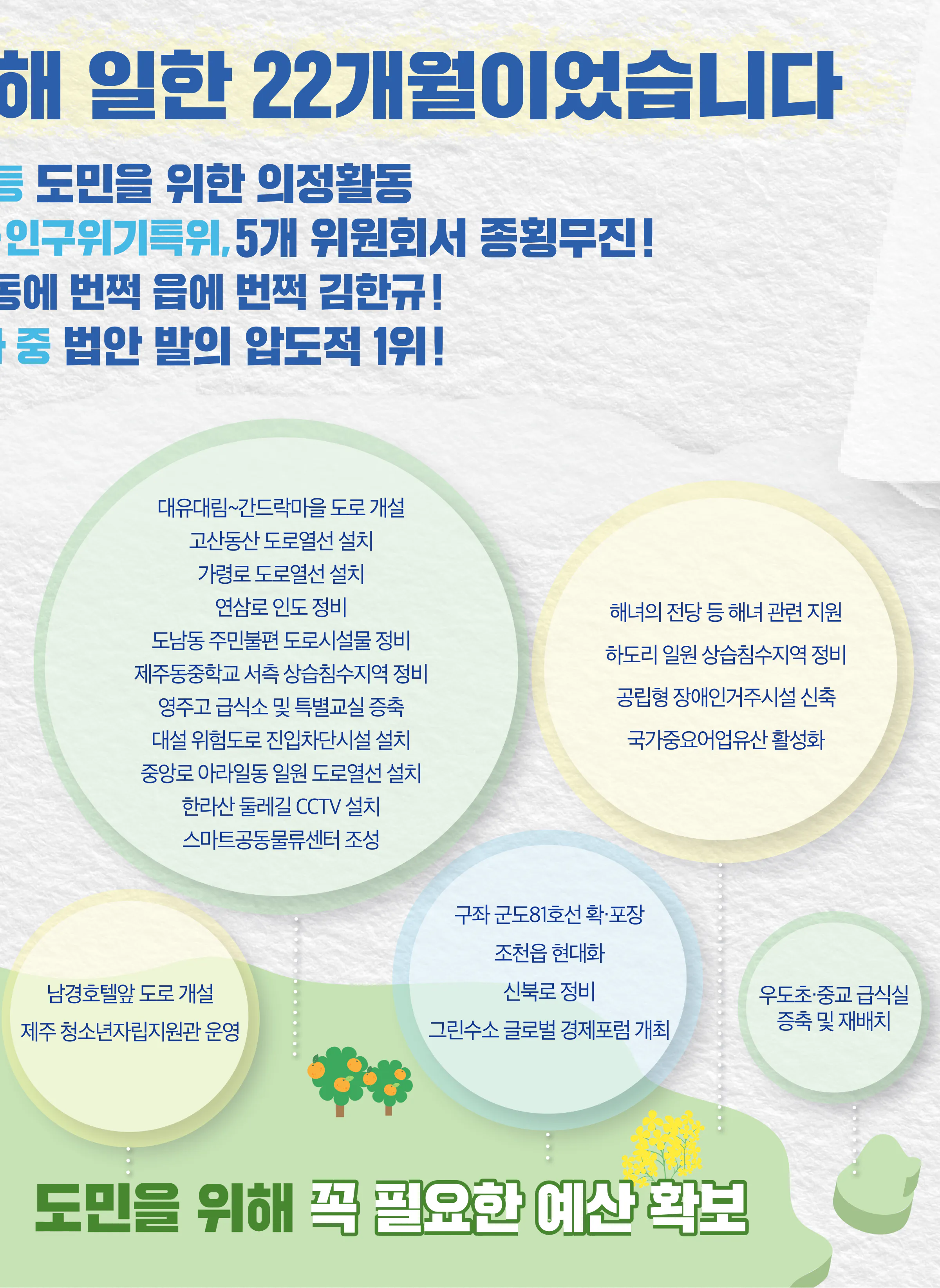 김한규 후보 (제주 제주시을) 2024년 제22대 국회의원선거 선거공보 10면