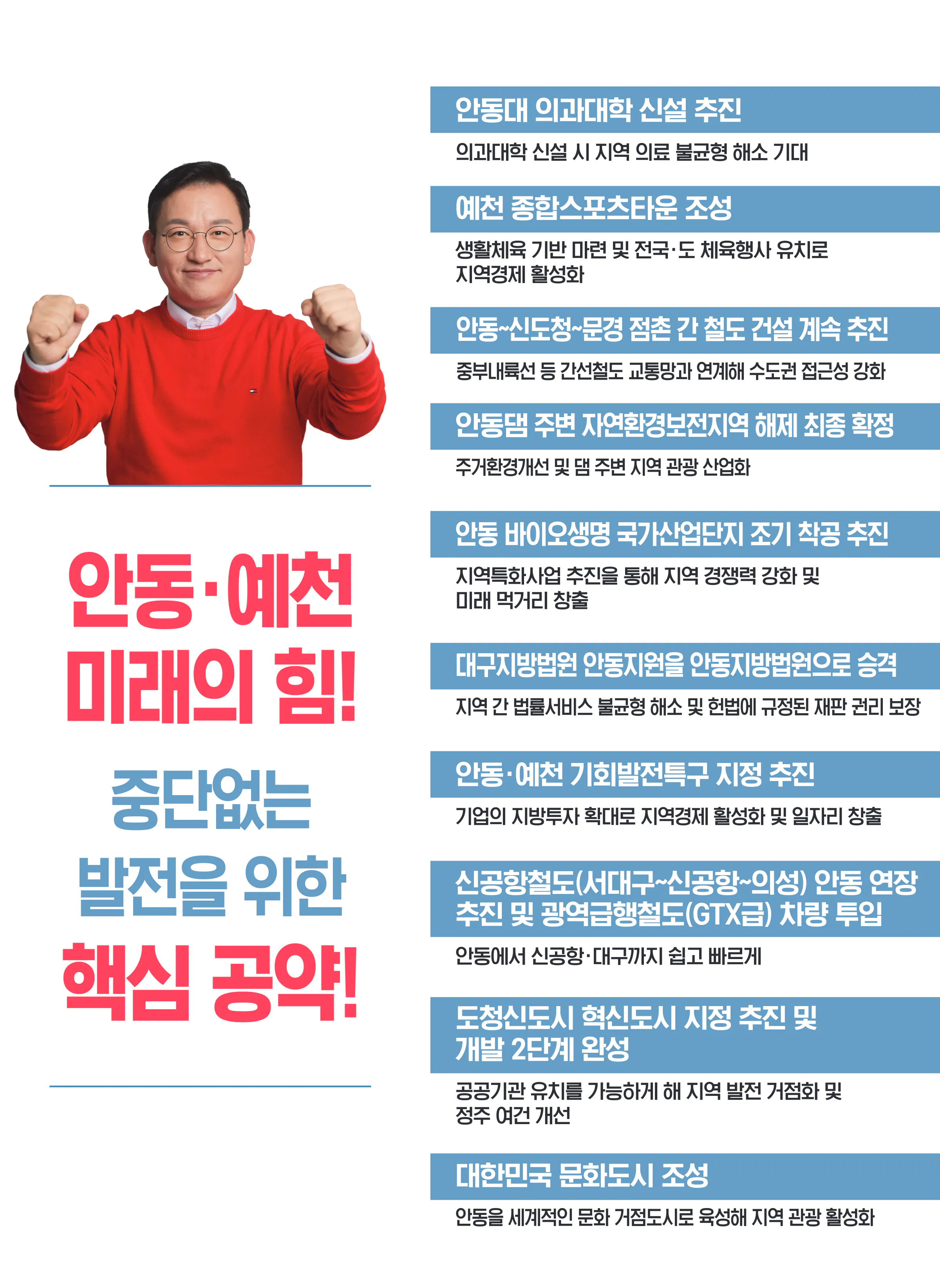 김형동 후보 (경북 안동시예천군) 2024년 제22대 국회의원선거 선거공보 5면