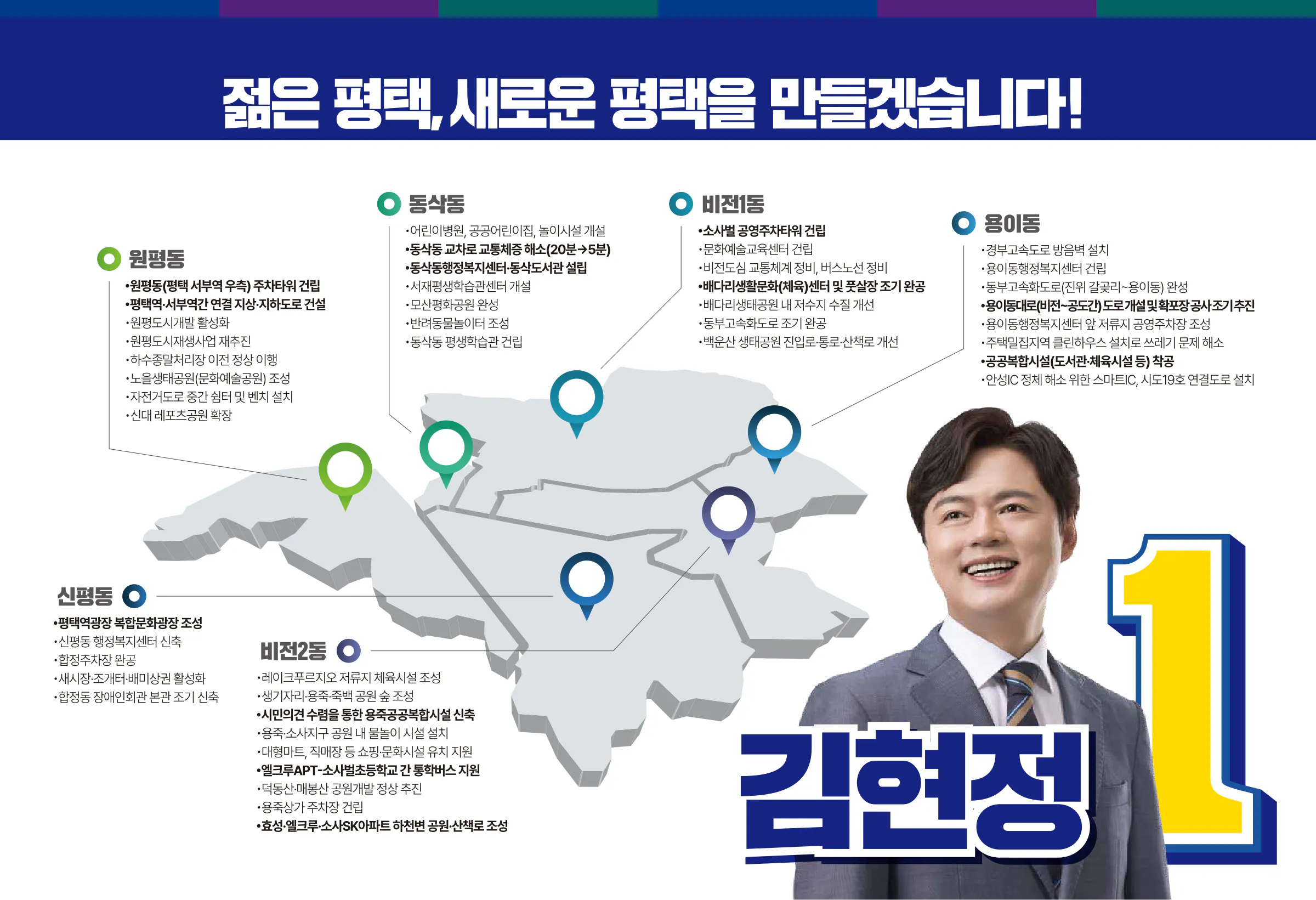 김현정 후보 (경기 평택시병) 2024년 제22대 국회의원선거 선거공보 6면