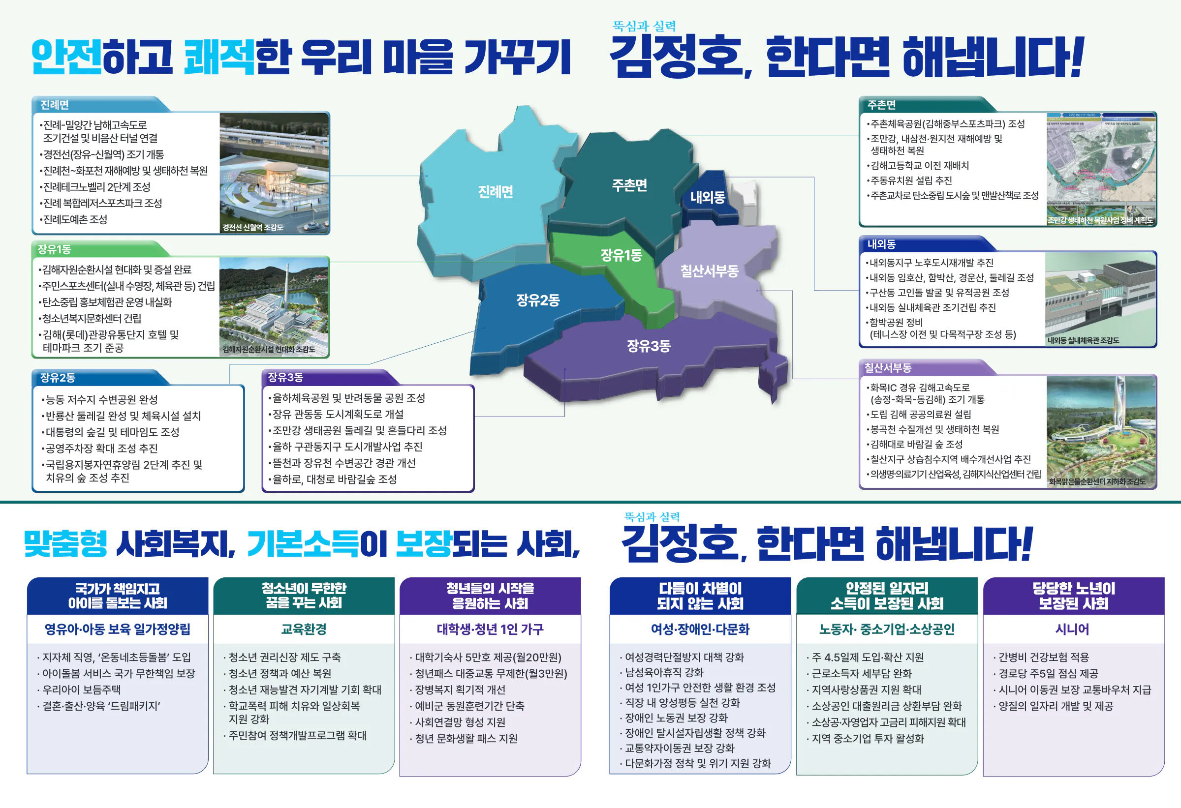 김정호 후보 (경남 김해시을) 2024년 제22대 국회의원선거 선거공보 6면
