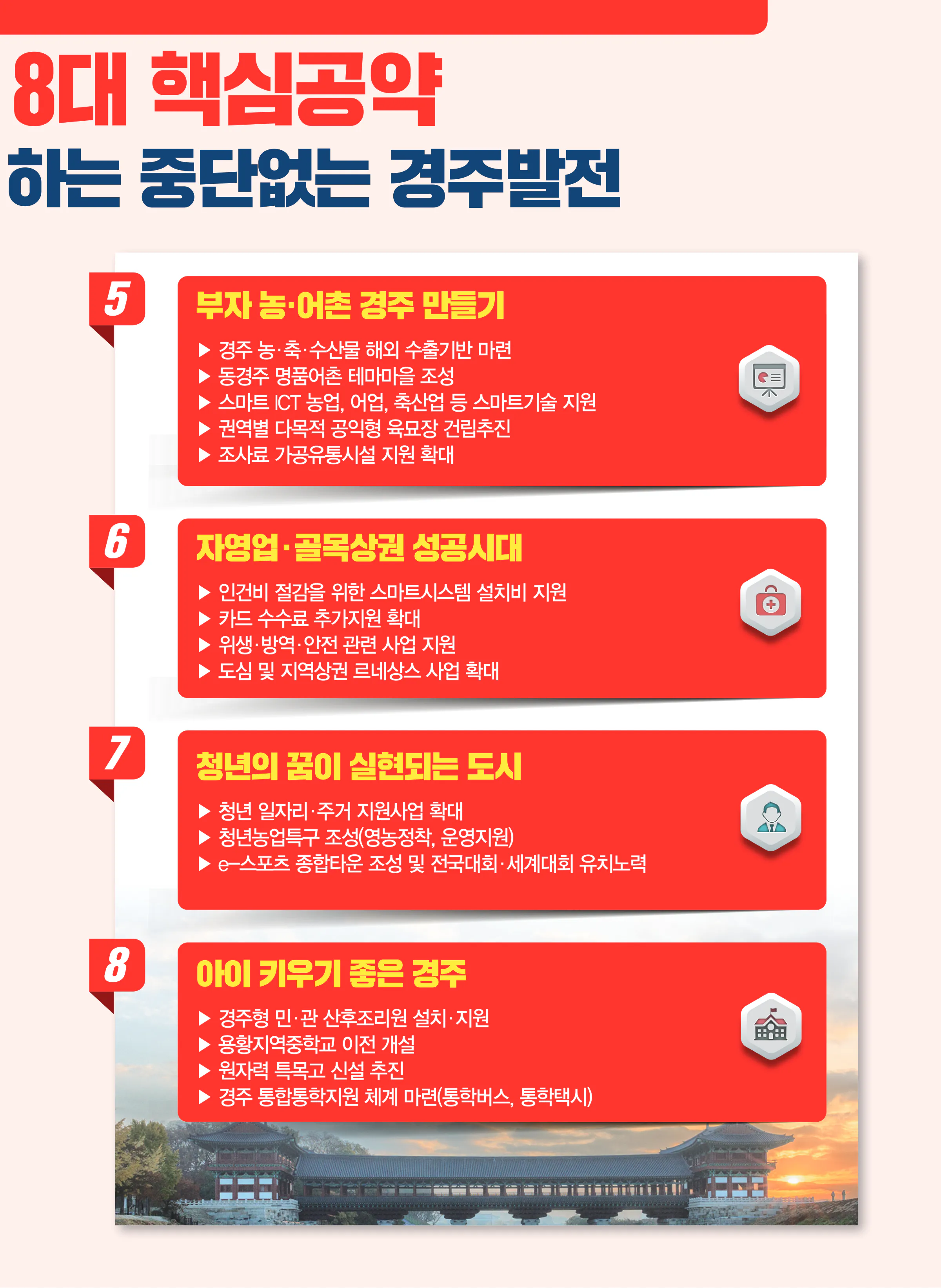 김석기 후보 (경북 경주시) 2024년 제22대 국회의원선거 선거공보 8면