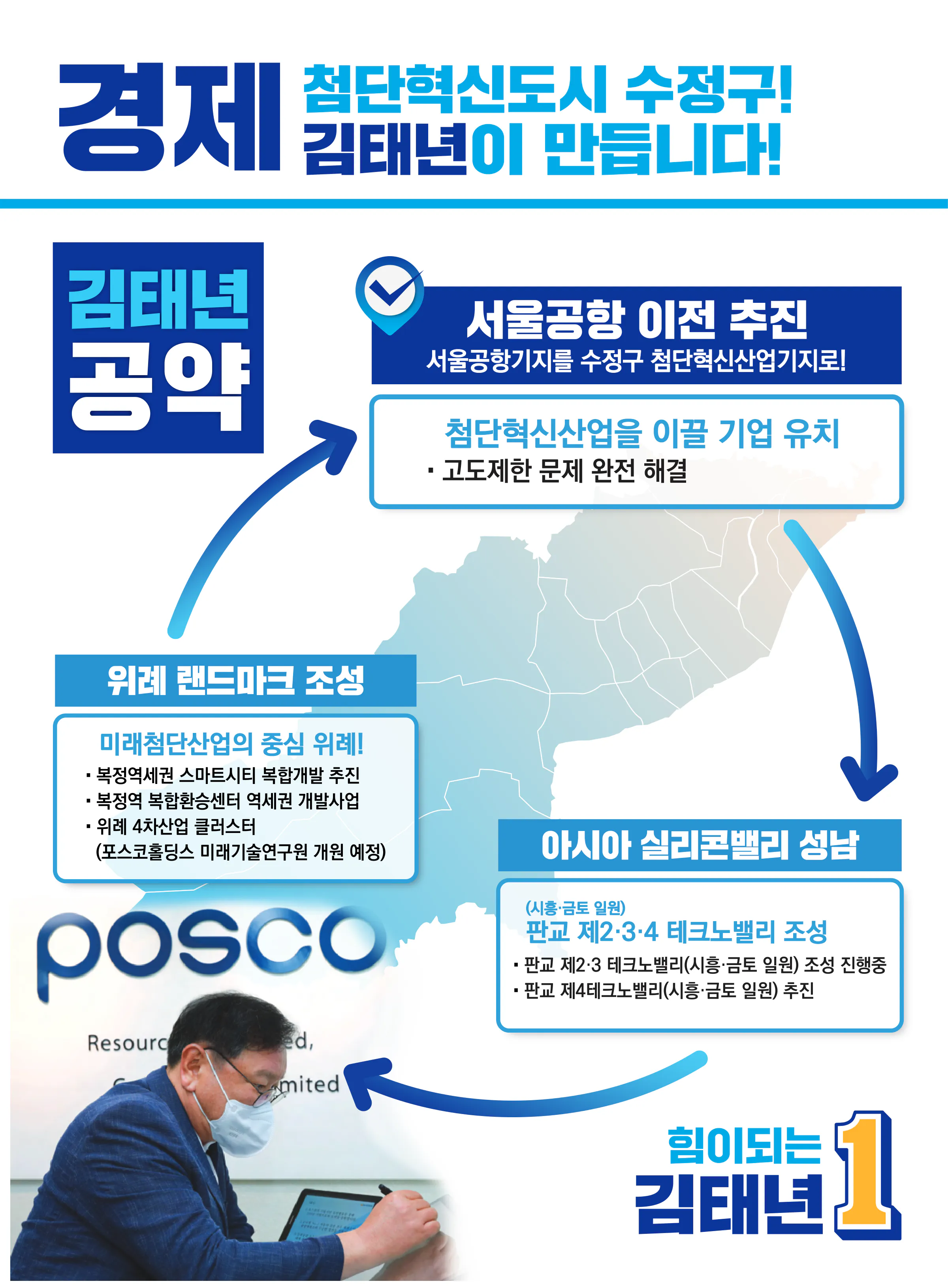 김태년 후보 (경기 성남시수정구) 2024년 제22대 국회의원선거 선거공보 5면