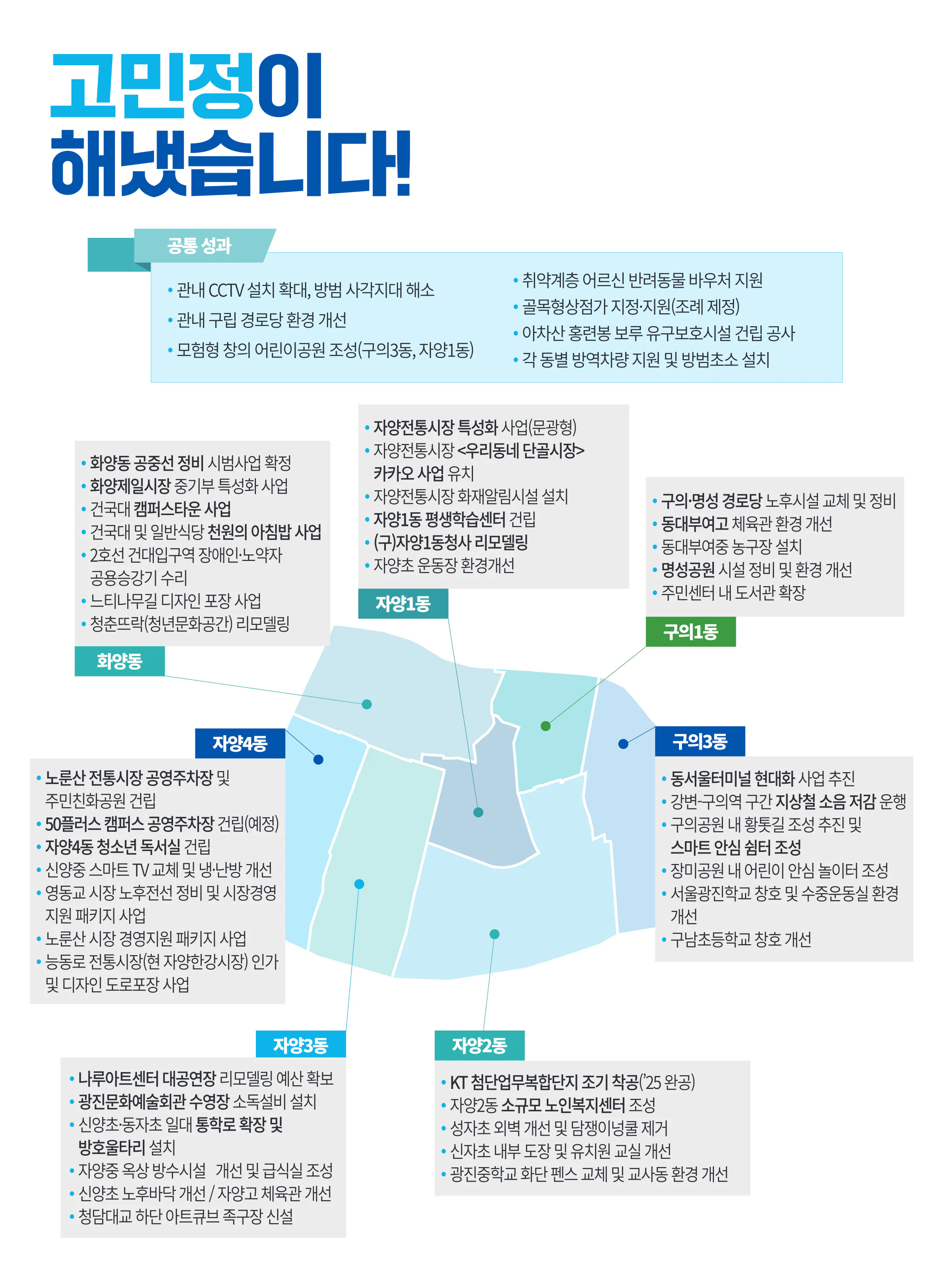 고민정 후보 (서울 광진구을) 2024년 제22대 국회의원선거 선거공보 9면