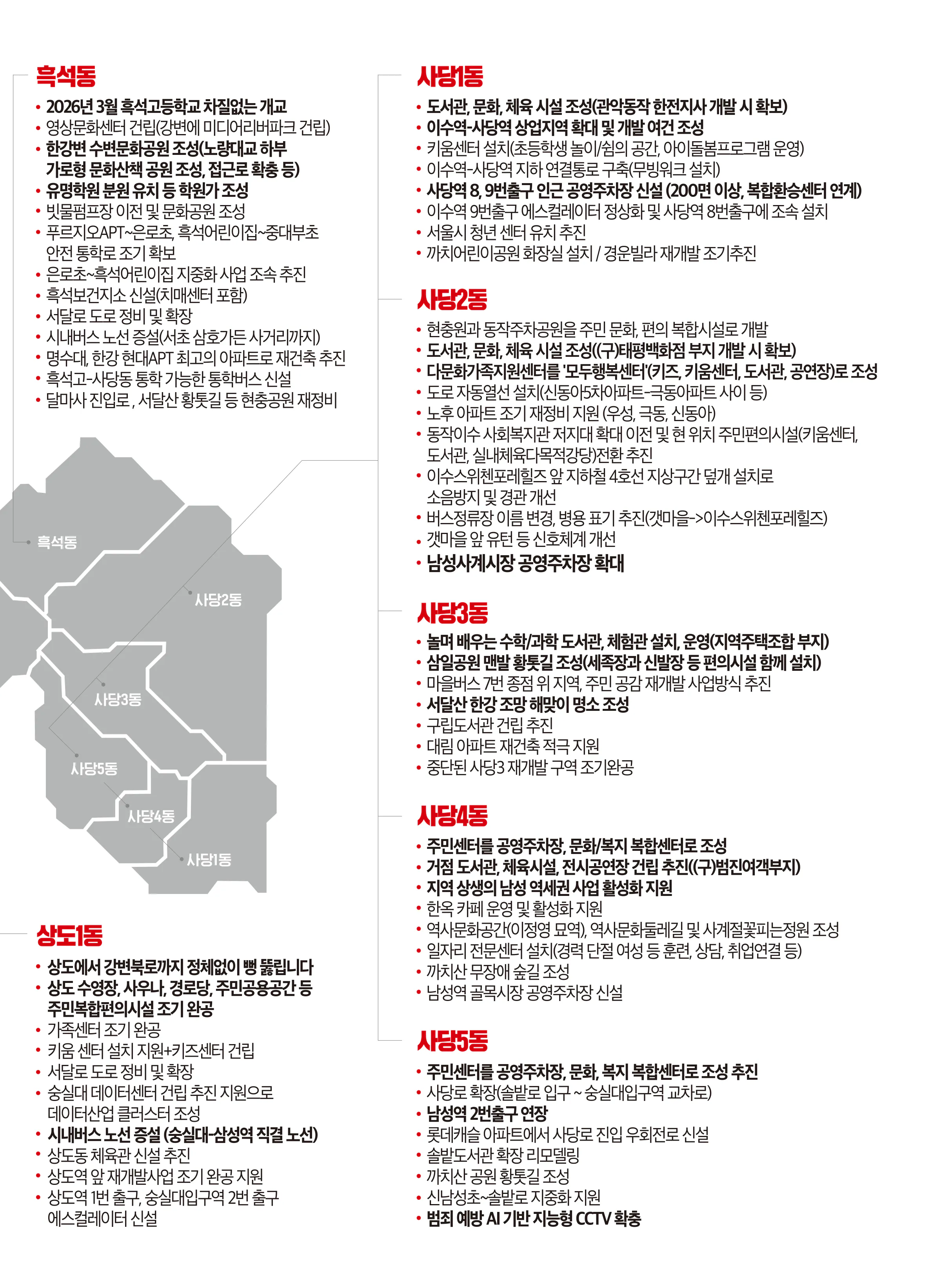 나경원 후보 (서울 동작구을) 2024년 제22대 국회의원선거 선거공보 8면