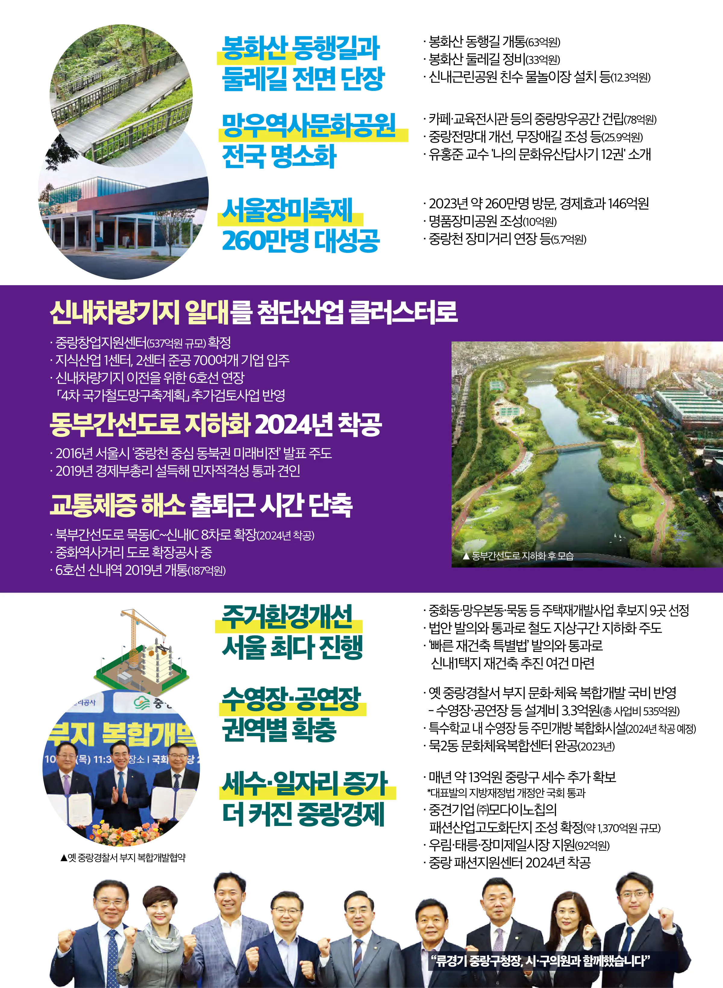 박홍근 후보 (서울 중랑구을) 2024년 제22대 국회의원선거 선거공보 4면