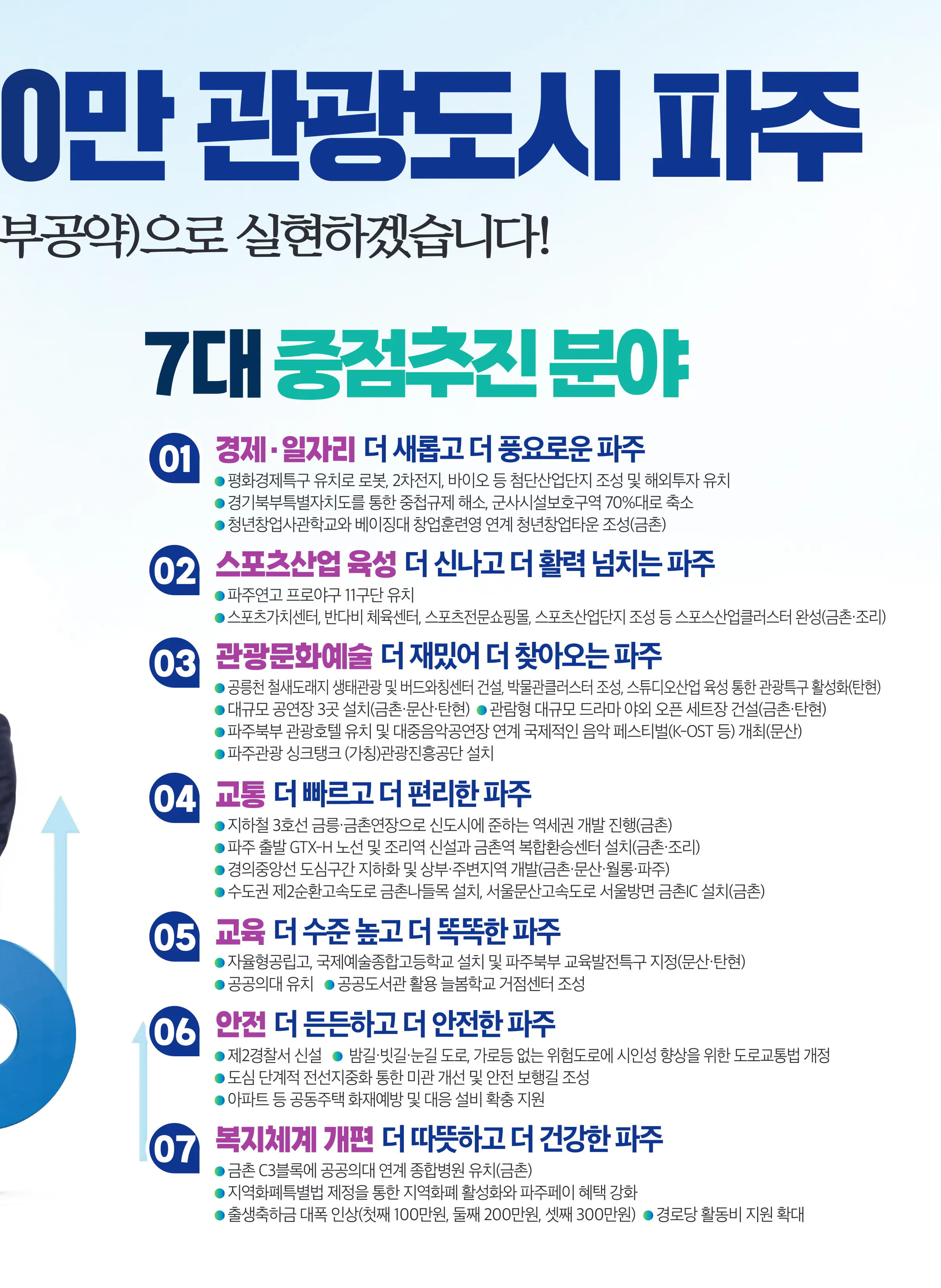 박정 후보 (경기 파주시을) 2024년 제22대 국회의원선거 선거공보 8면