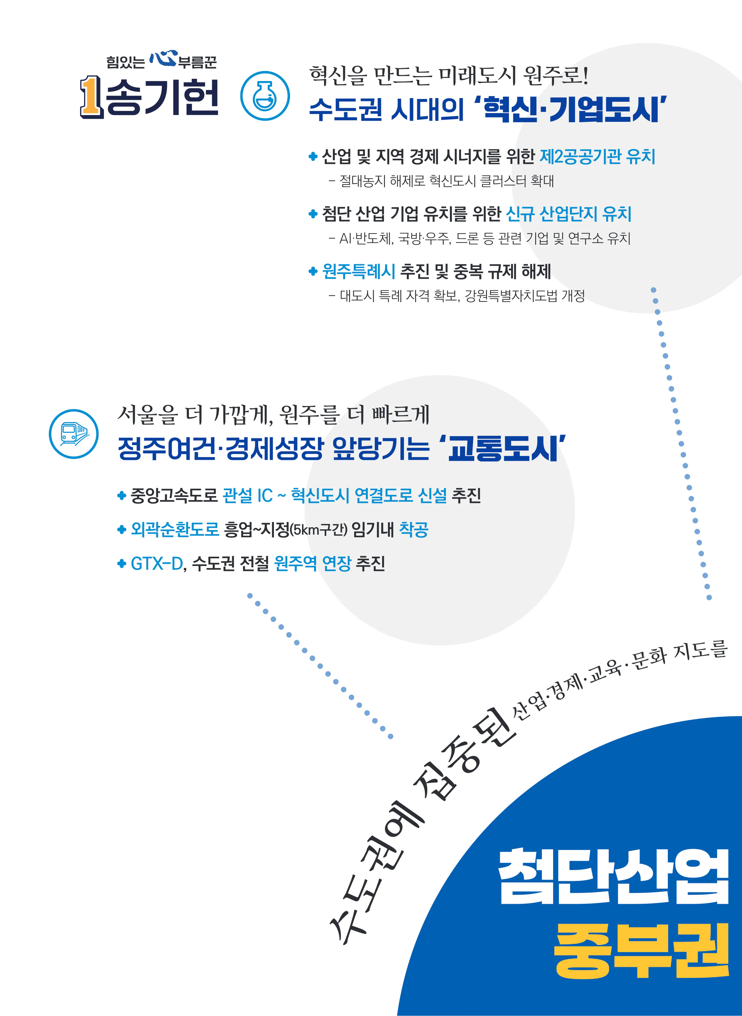 송기헌 후보 (강원 원주시을) 2024년 제22대 국회의원선거 선거공보 5면