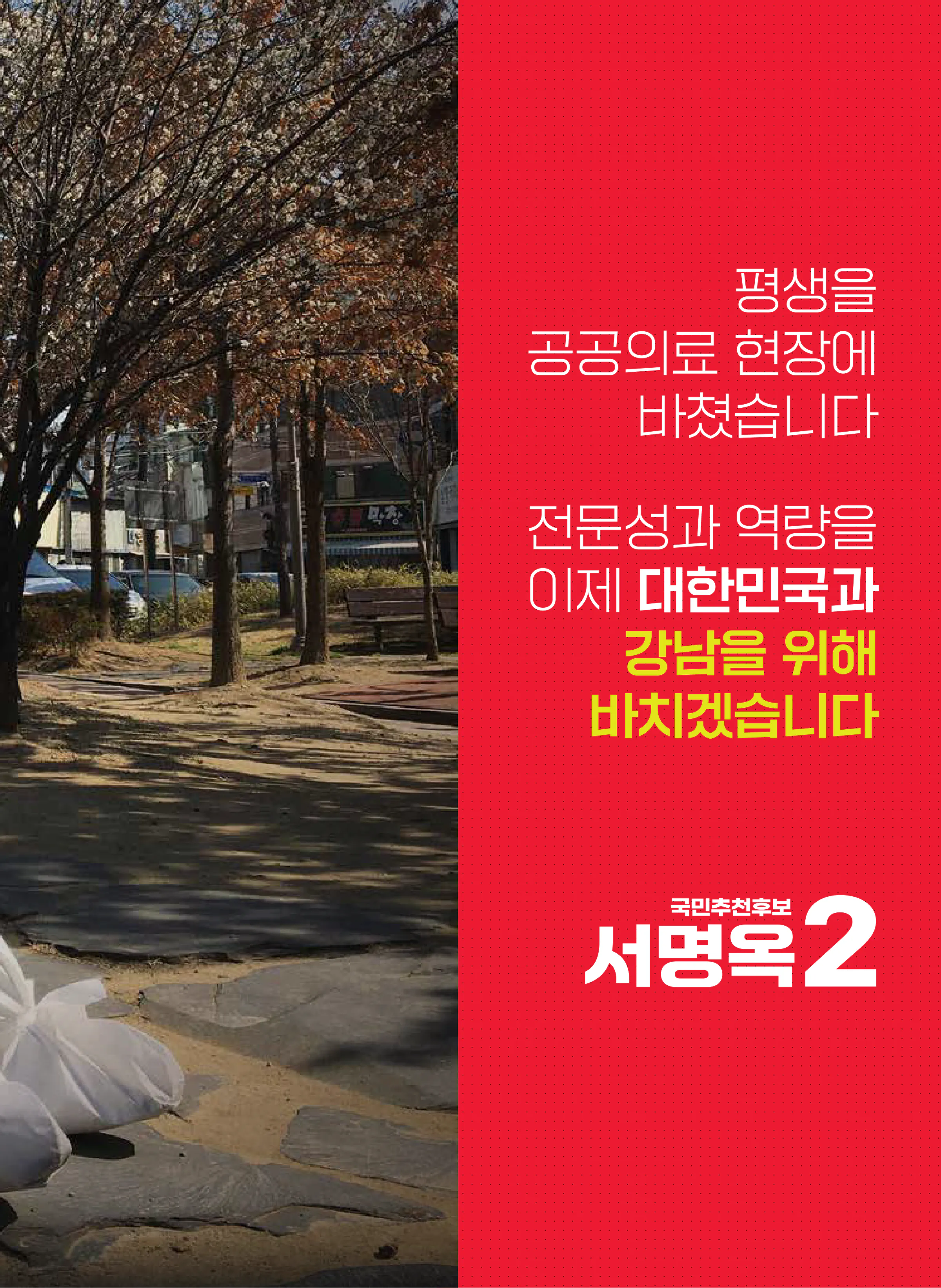 서명옥 후보 (서울 강남구갑) 2024년 제22대 국회의원선거 선거공보 4면
