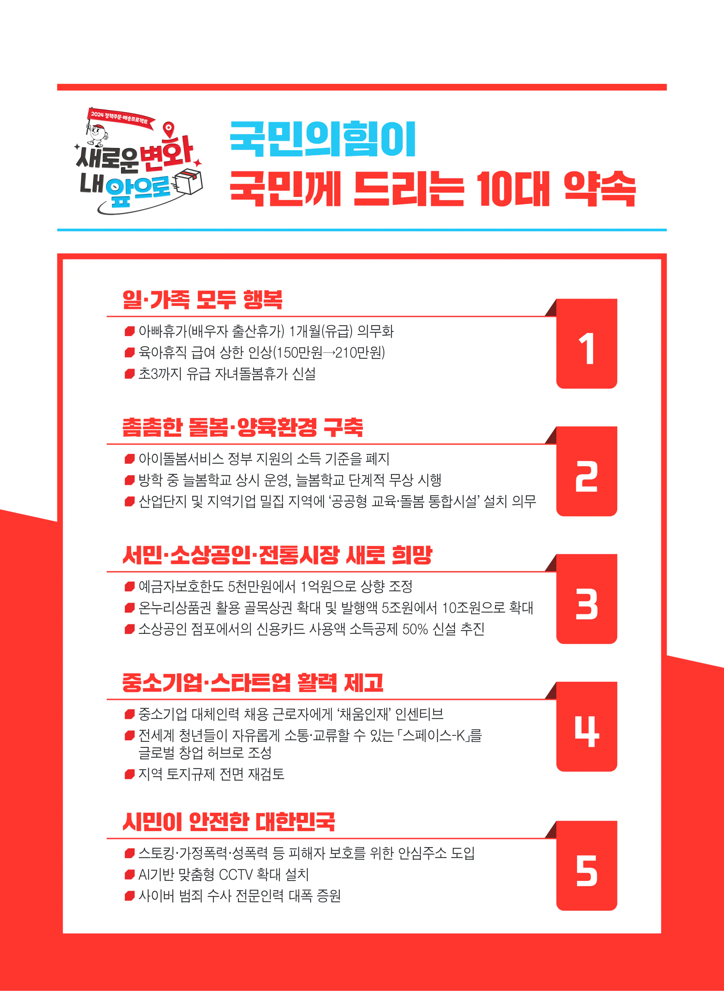 우재준 후보 (대구 북구갑) 2024년 제22대 국회의원선거 선거공보 5면