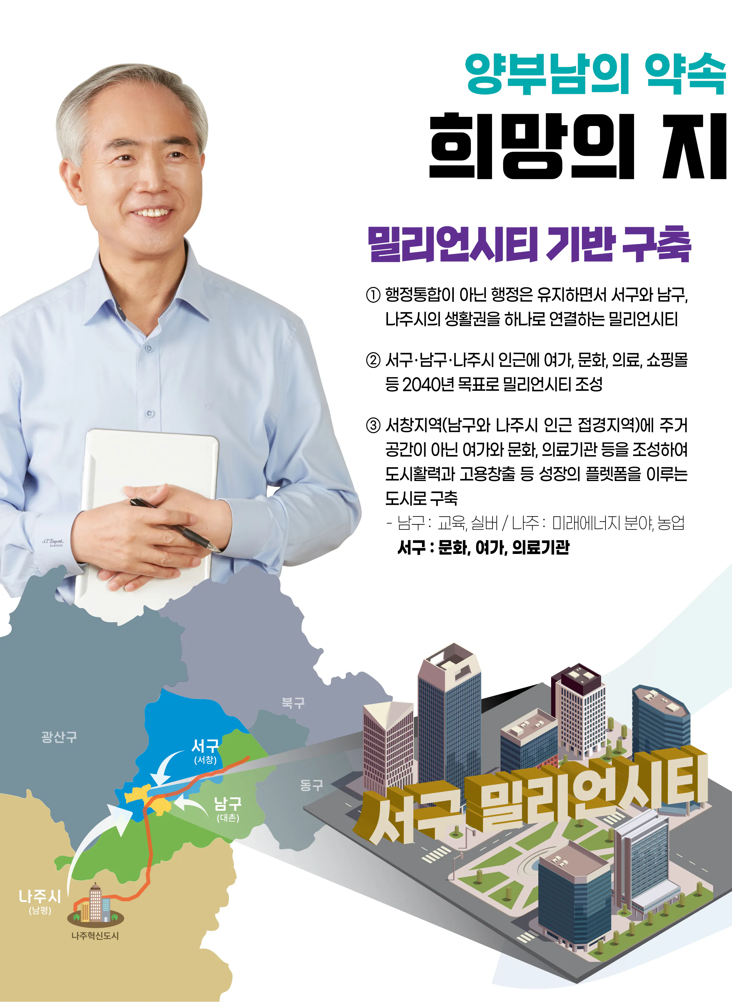 양부남 후보 (광주 서구을) 2024년 제22대 국회의원선거 선거공보 5면