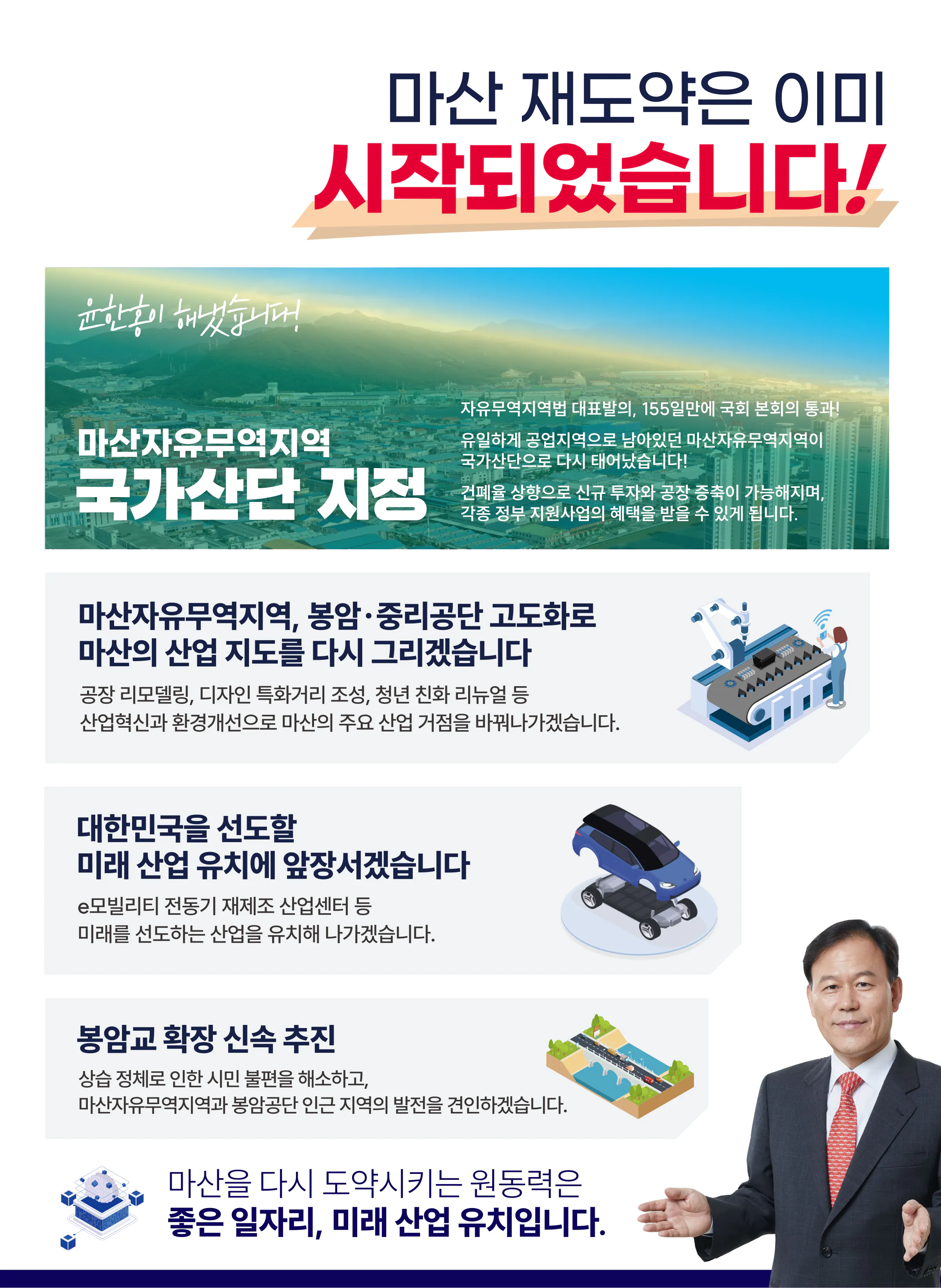 윤한홍 후보 (경남 창원시마산회원구) 2024년 제22대 국회의원선거 선거공보 6면
