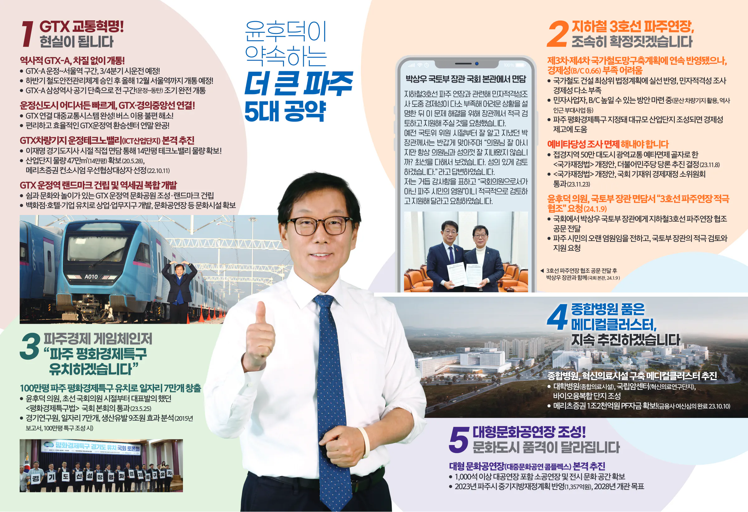 윤후덕 후보 (경기 파주시갑) 2024년 제22대 국회의원선거 선거공보 5면