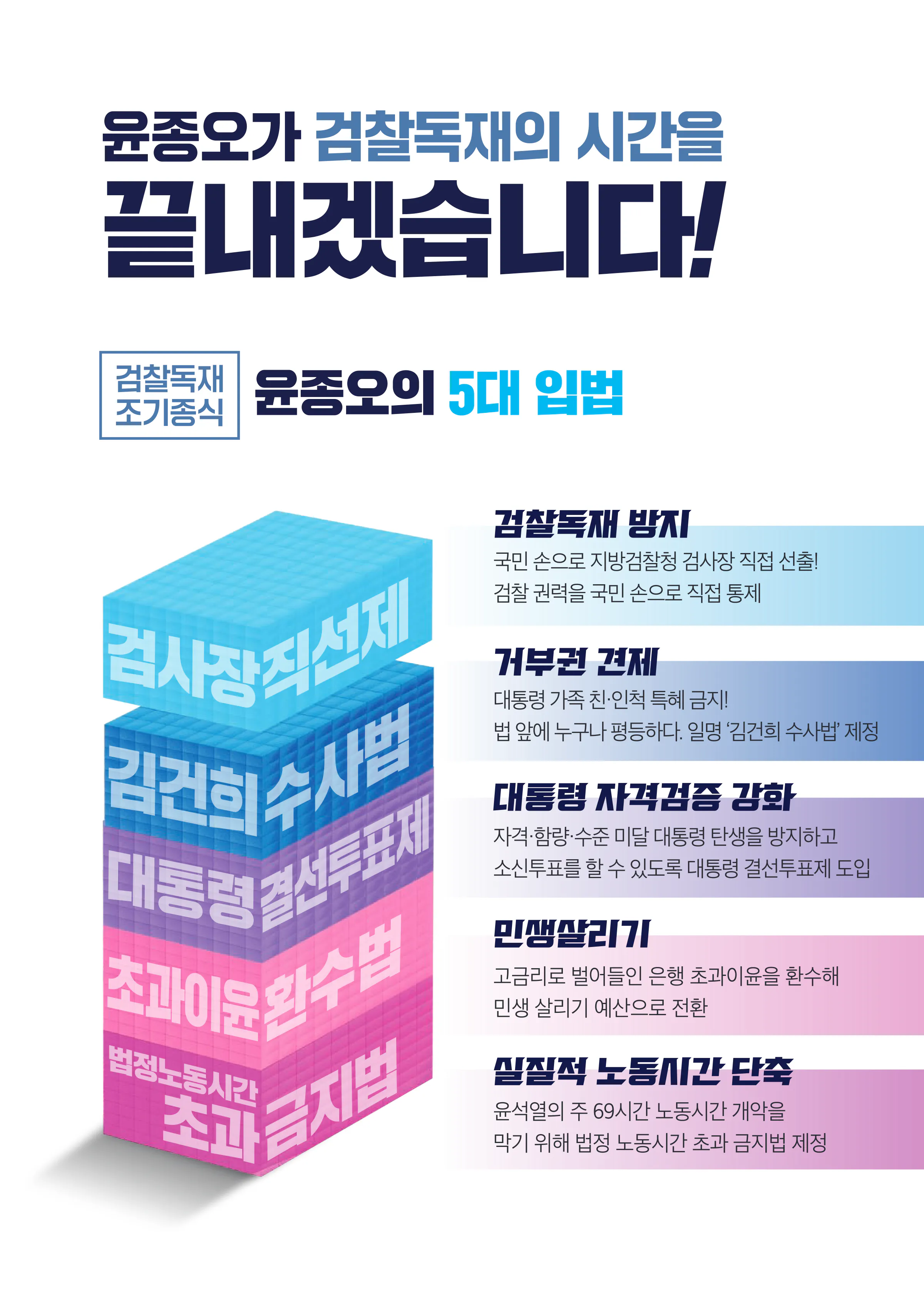윤종오 후보 (울산 북구) 2024년 제22대 국회의원선거 선거공보 4면
