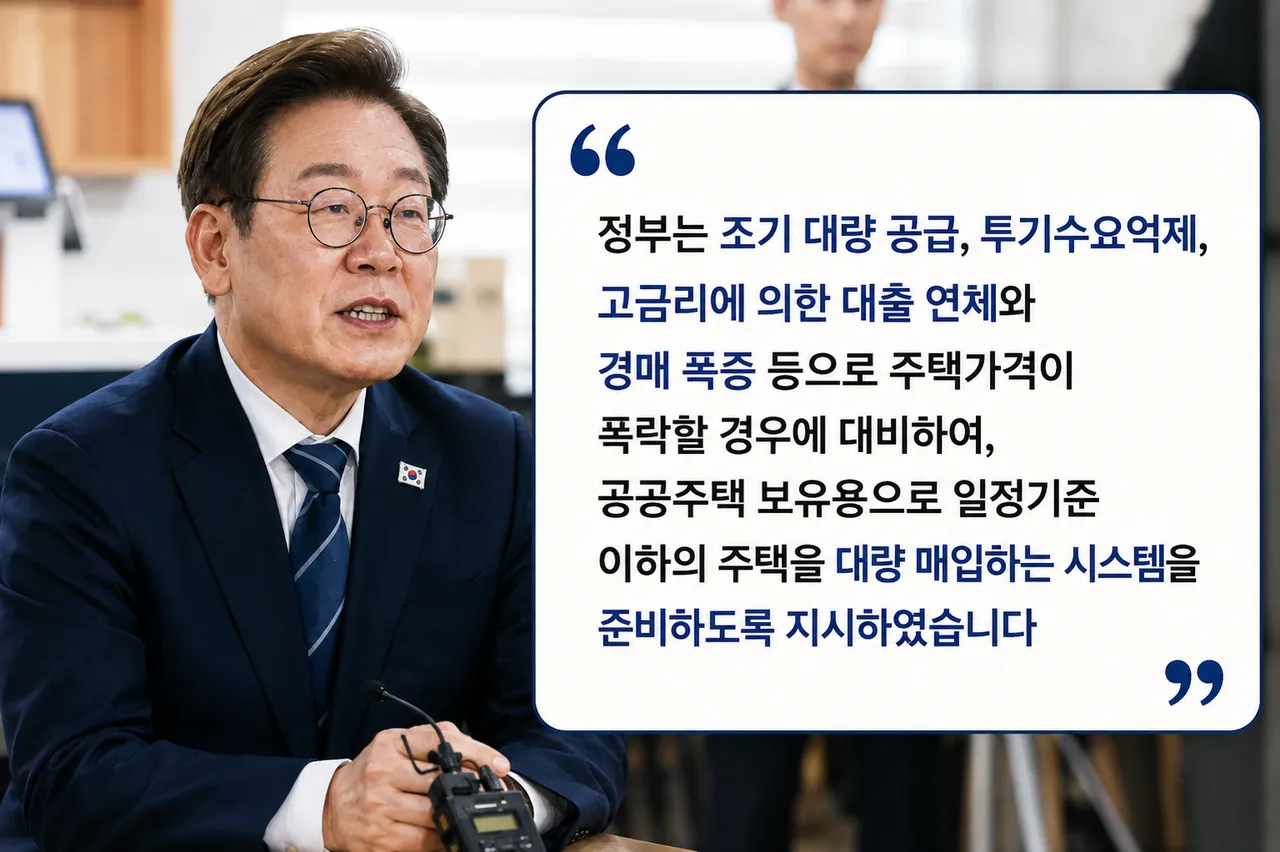 “경매 폭증·집값 폭락 대비 지시”…대통령이 할 적절한 경고였나