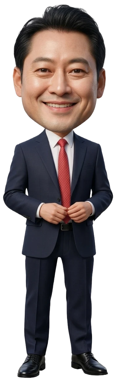 장동혁 국회의원(국민의힘 충남 보령시서천군)을 표현한 국모(KUKMO) 캐릭터 이미지