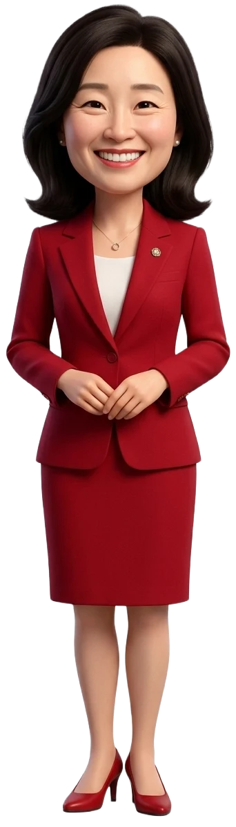 김소희 국회의원(국민의힘 비례대표)을 표현한 국모(KUKMO) 캐릭터 이미지