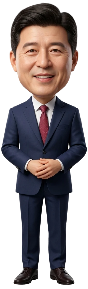 구자근 국회의원(국민의힘 경북 구미시갑)을 표현한 국모(KUKMO) 캐릭터 이미지