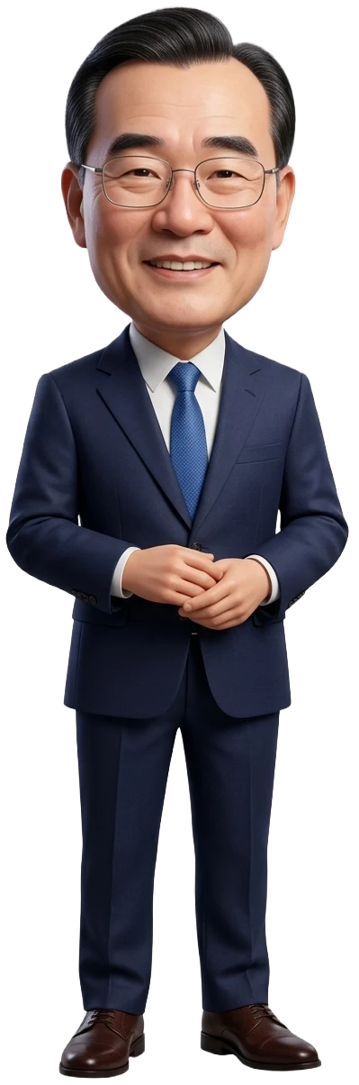이개호 국회의원(더불어민주당 전남 담양군함평군영광군장성군)을 표현한 국모(KUKMO) 캐릭터 이미지
