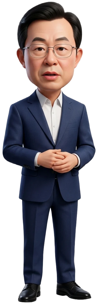 이만희 국회의원(국민의힘 경북 영천시청도군)을 표현한 국모(KUKMO) 캐릭터 이미지