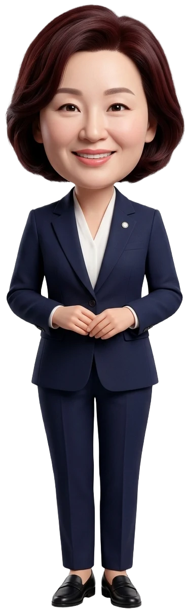 이수진 국회의원(더불어민주당 경기 성남시중원구)을 표현한 국모(KUKMO) 캐릭터 이미지