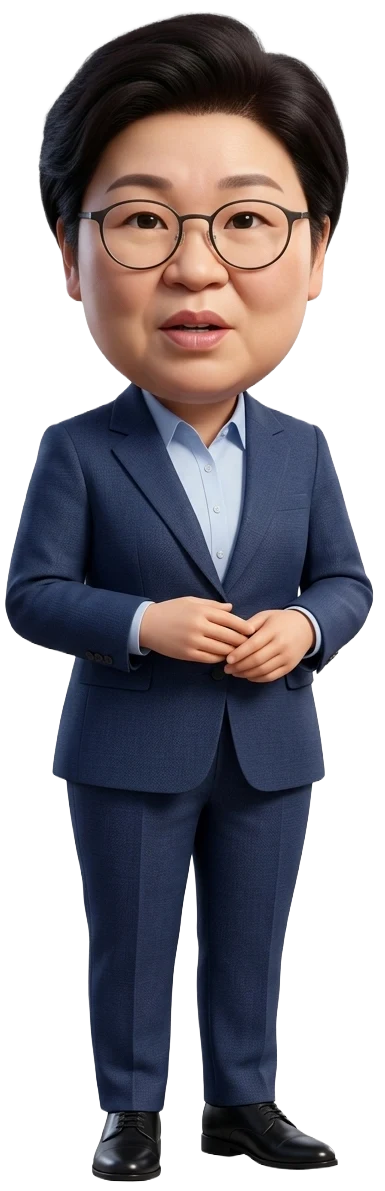문정복 국회의원(더불어민주당 경기 시흥시갑)을 표현한 국모(KUKMO) 캐릭터 이미지