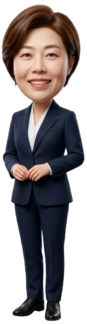 서지영 국회의원(국민의힘 부산 동래구)을 표현한 국모(KUKMO) 캐릭터 이미지