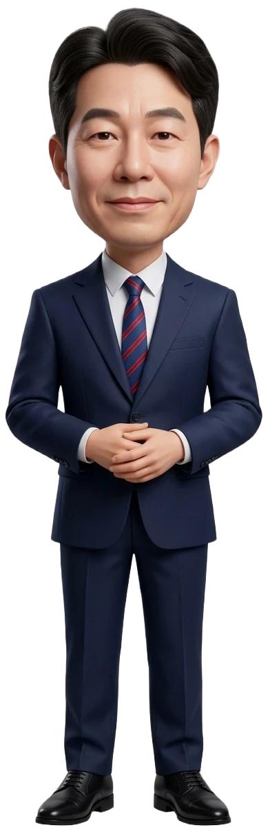 윤건영 국회의원(더불어민주당 서울 구로구을)을 표현한 국모(KUKMO) 캐릭터 이미지
